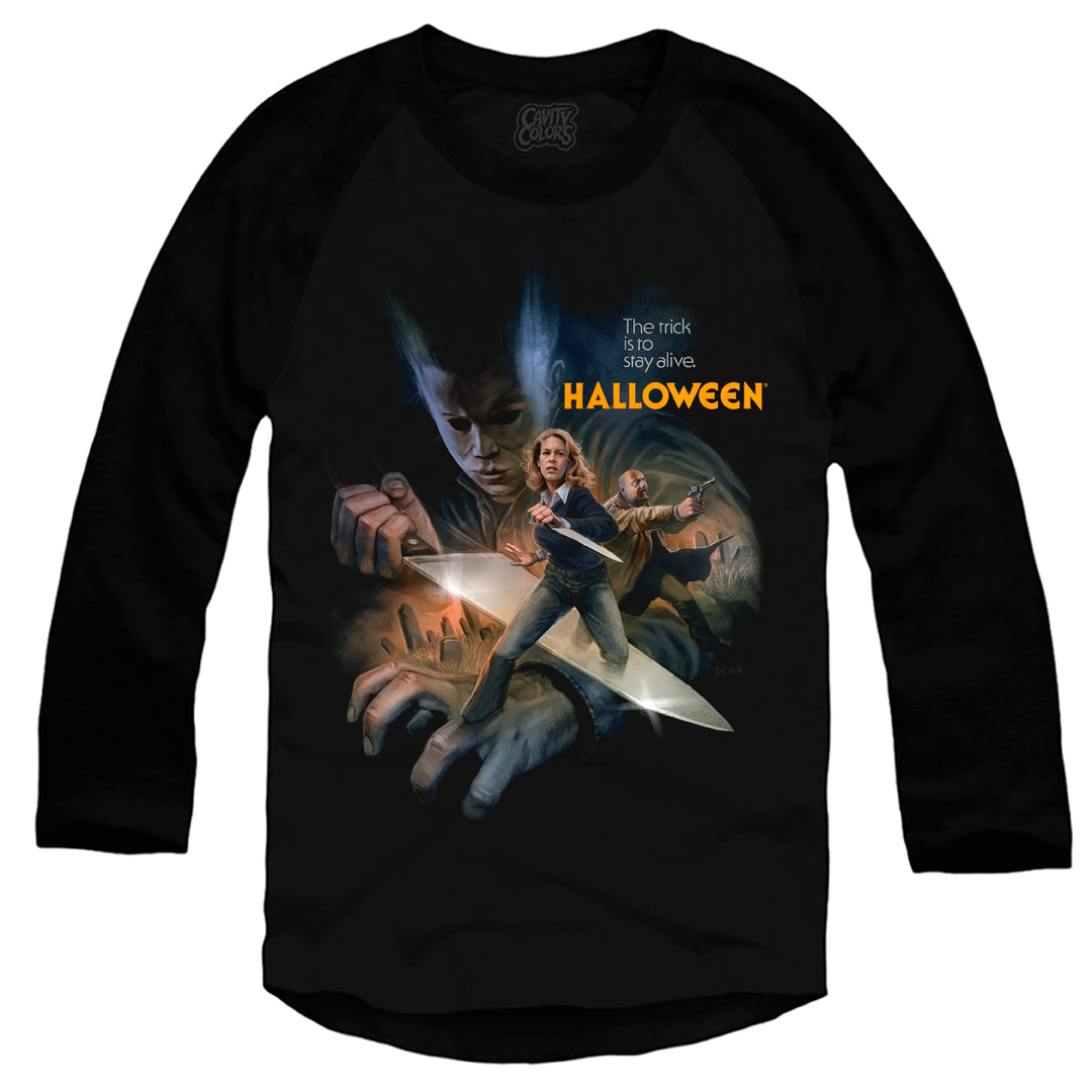 HALLOWEEN: IMMORTAL CLASSIC - BASEBALL SHIRT - clothing by TeeHivey.com (Image 1)