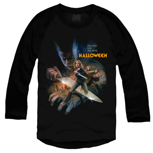 HALLOWEEN: IMMORTAL CLASSIC - BASEBALL SHIRT - clothing by TeeHivey.com (Image 1)
