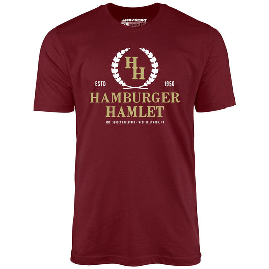 Hamburger Hamlet - West Hollywood, CA - Vintage Restaurant - Unisex T-Shirt