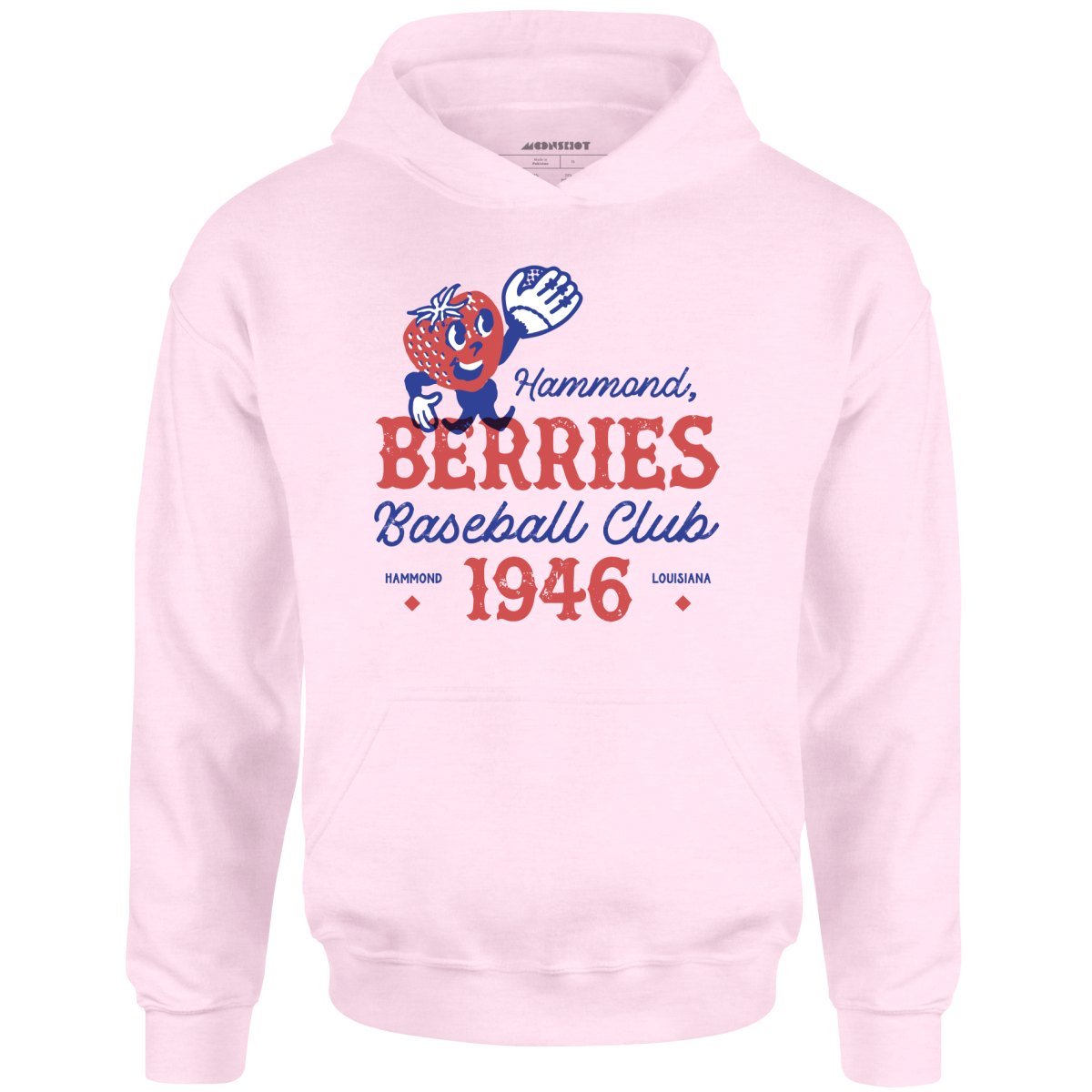 Hammond Berries - Louisiana - Vintage Defunct Baseball Teams - Unisex Hoodie