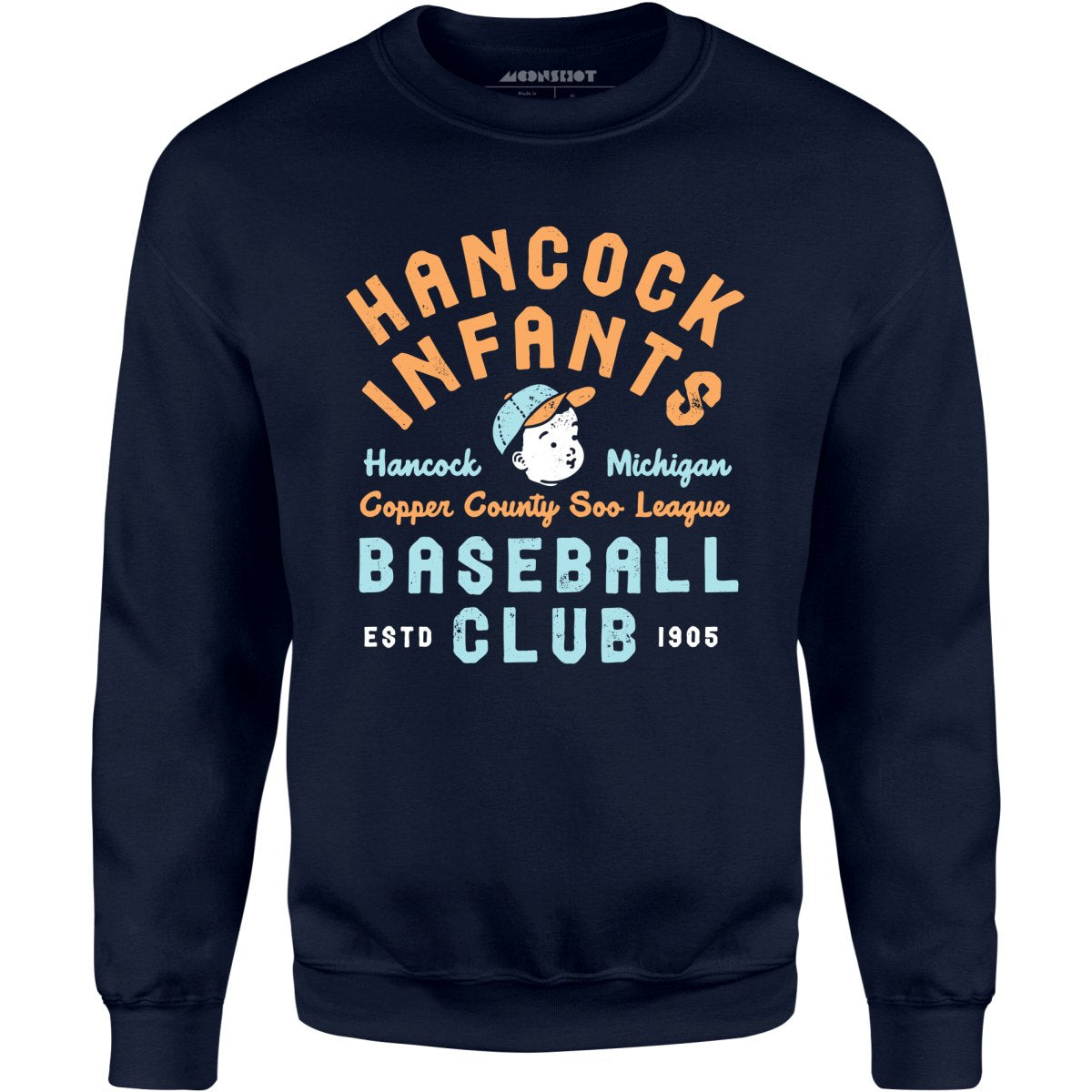 Hancock Infants - Michigan - Vintage Defunct Baseball Teams - Unisex Sweatshirt
