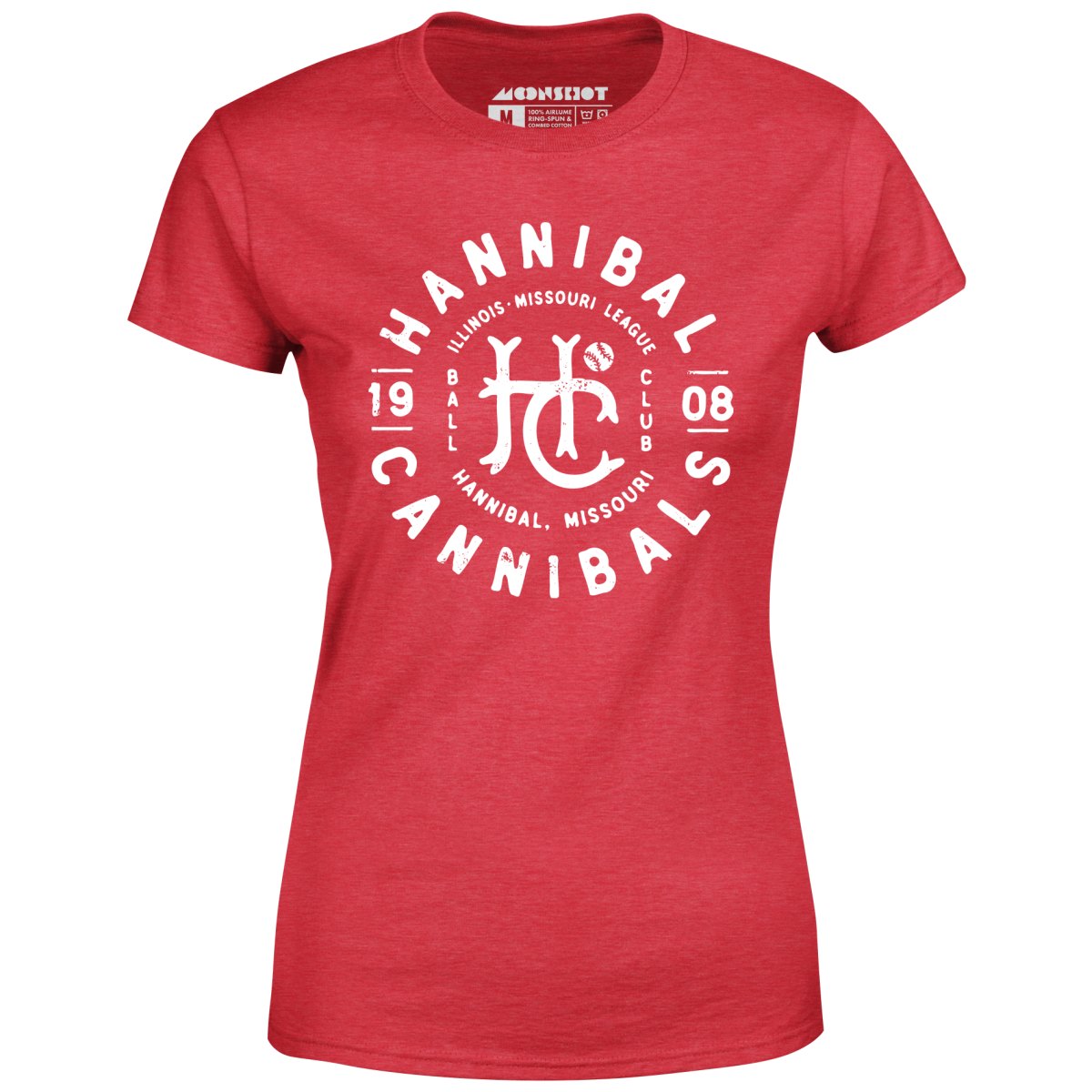 Hannibal Cannibals - Missouri - Vintage Defunct Baseball Teams - Women's T-Shirt