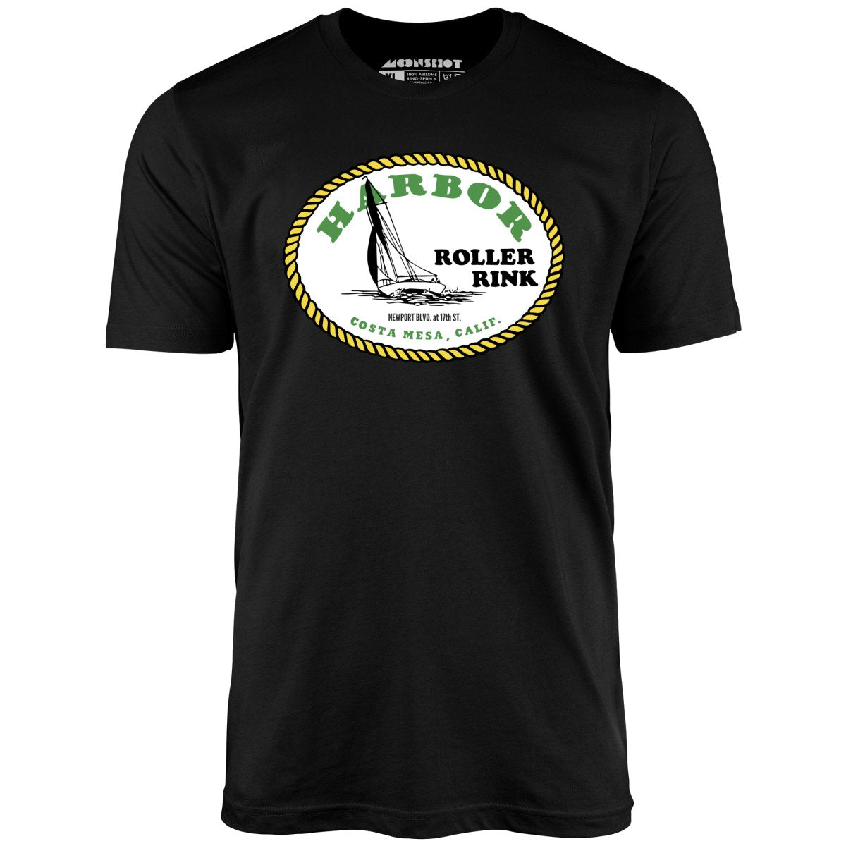 Harbor Roller Rink - Costa Mesa, CA - Vintage Roller Rink - Unisex T-Shirt