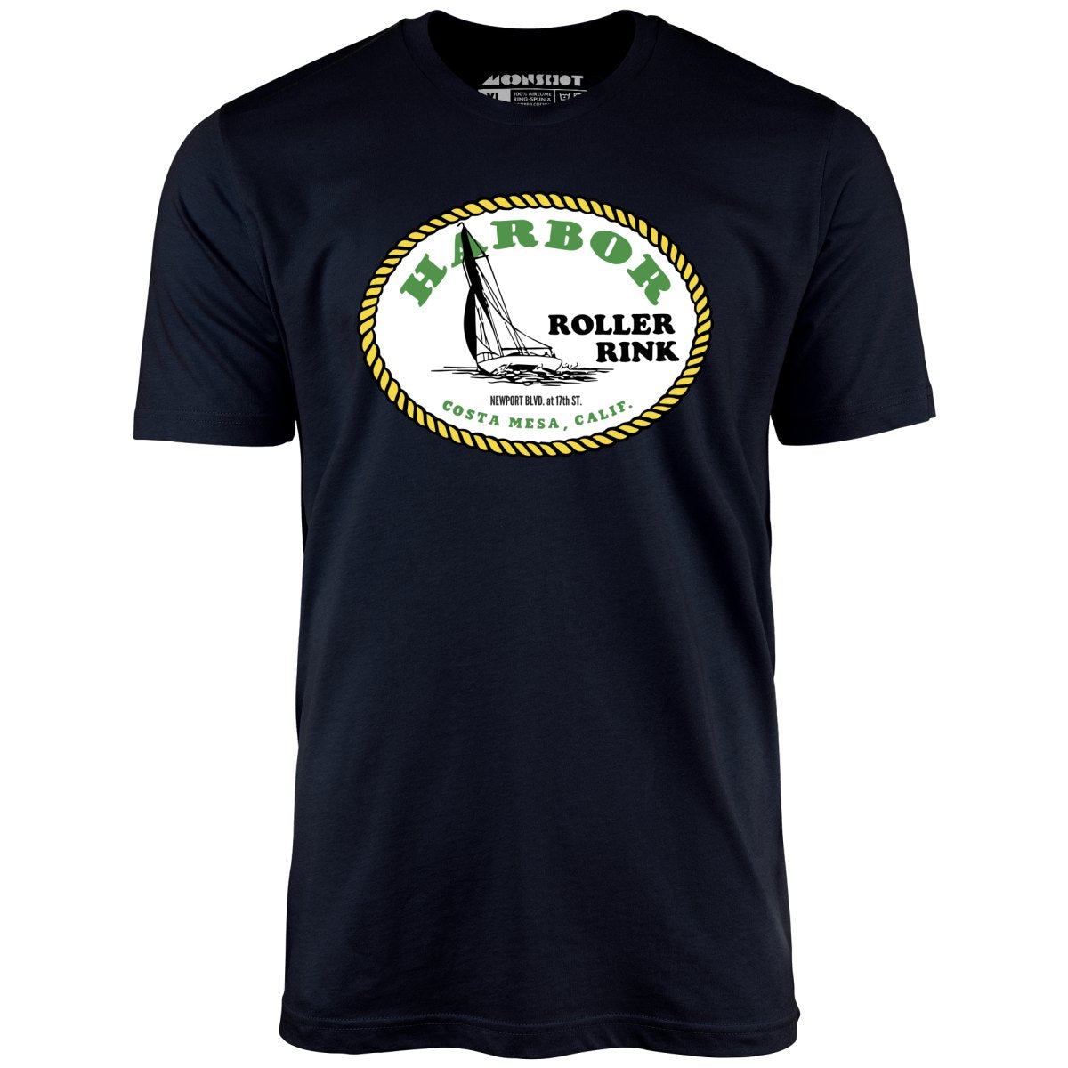 Harbor Roller Rink - Costa Mesa, CA - Vintage Roller Rink - Unisex T-Shirt