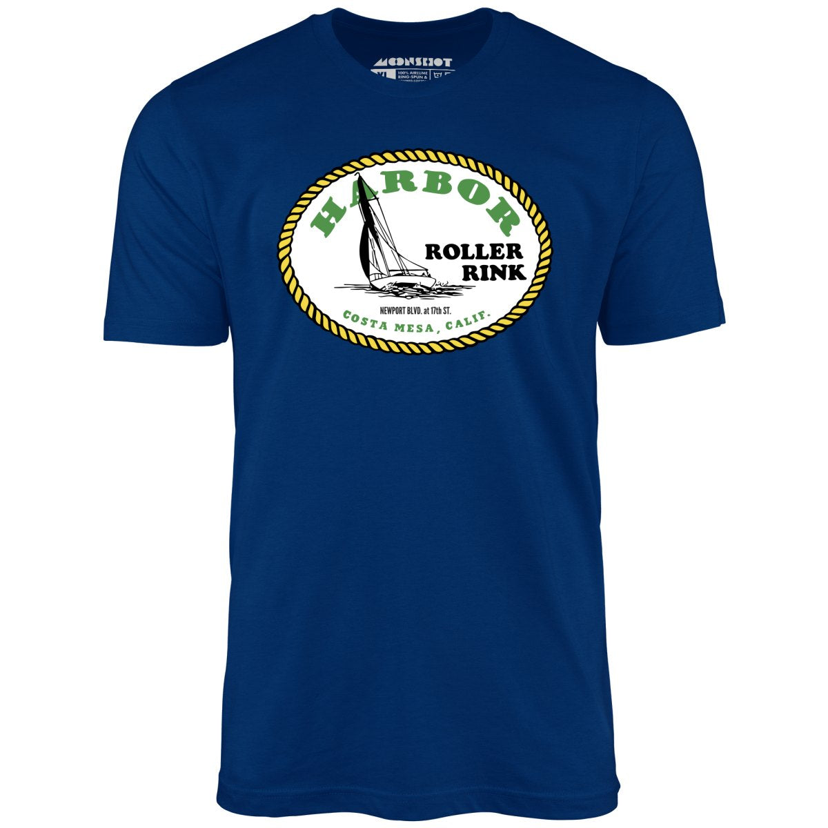 Harbor Roller Rink - Costa Mesa, CA - Vintage Roller Rink - Unisex T-Shirt