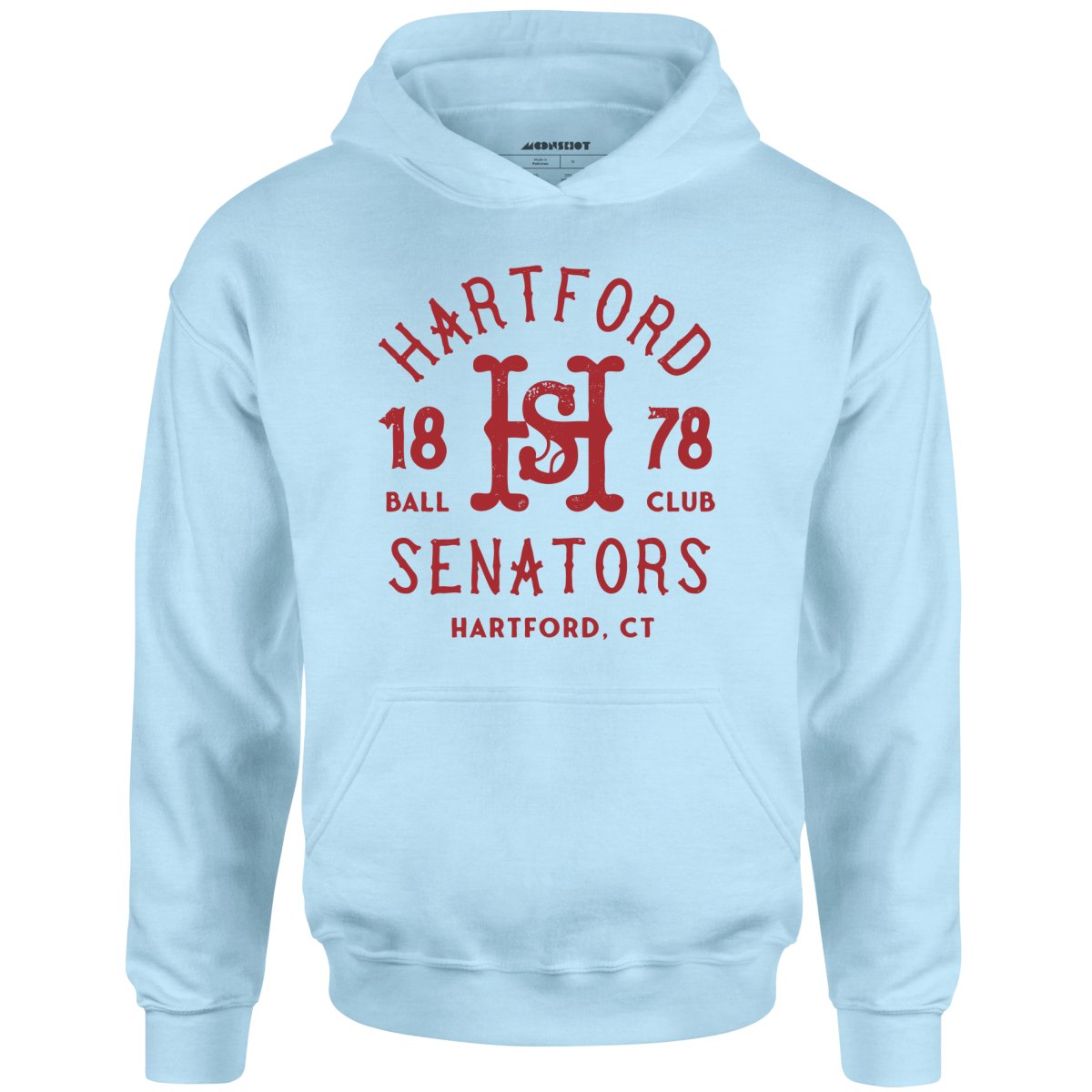 Hartford Senators - Connecticut - Vintage Defunct Baseball Teams - Unisex Hoodie