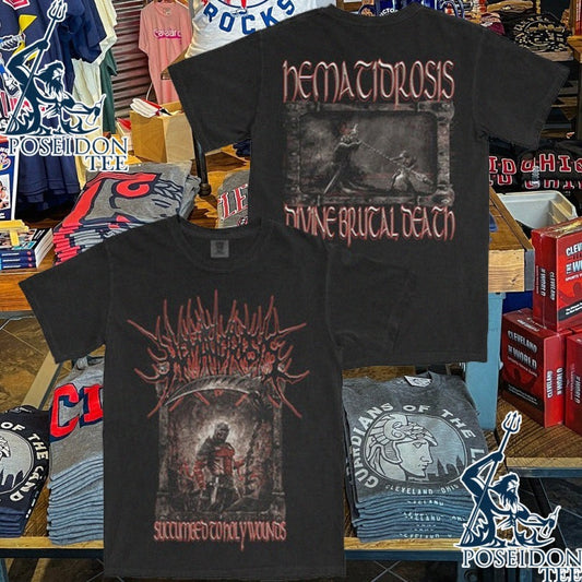 Hematidrosis Succumbed To Holy Wounds T-shirt