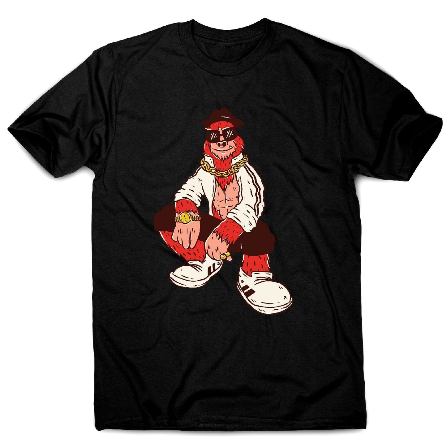 Hip hop bigfoot - men's funny premium t-shirt