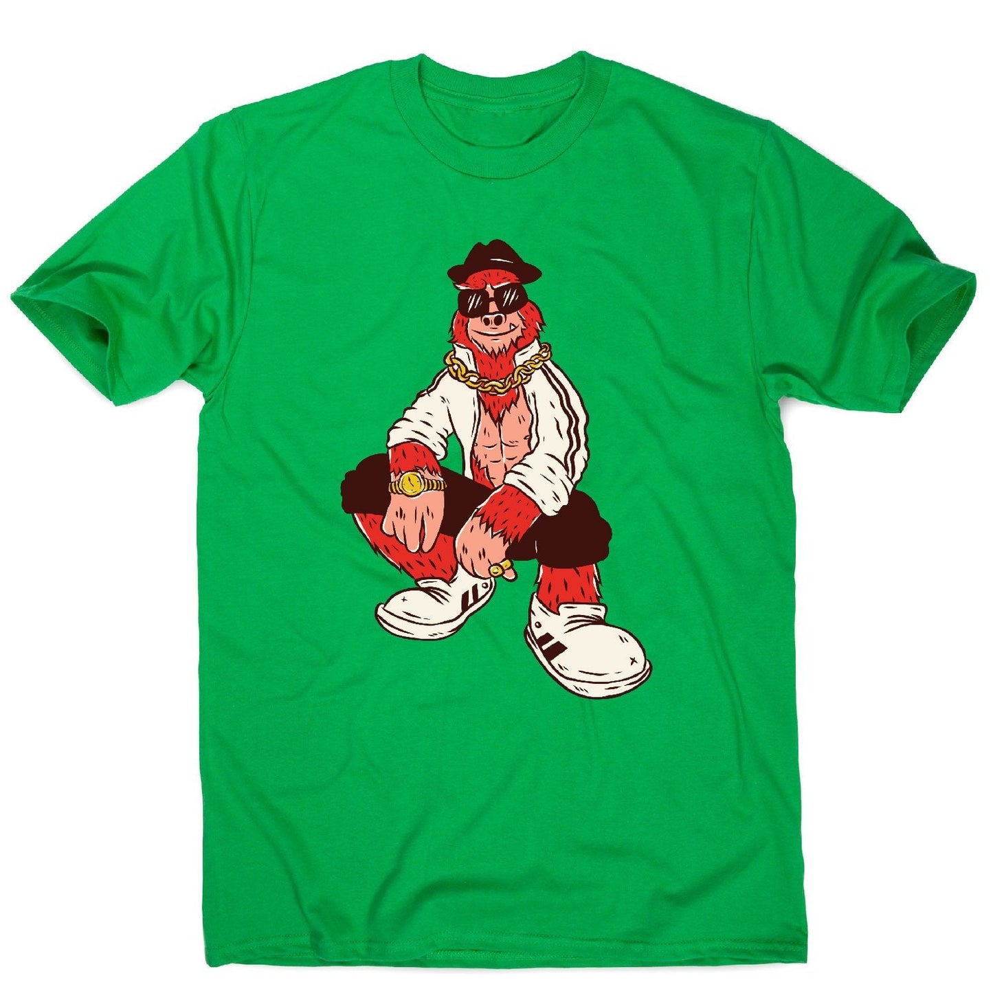 Hip hop bigfoot - men's funny premium t-shirt
