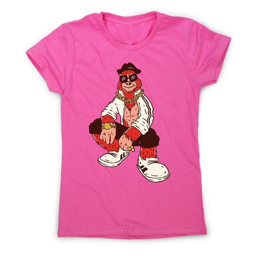 Hip hop bigfoot - women's funny premium t-shirt