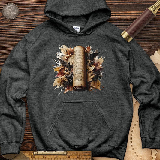 Aged Parchment Scroll Hoodie