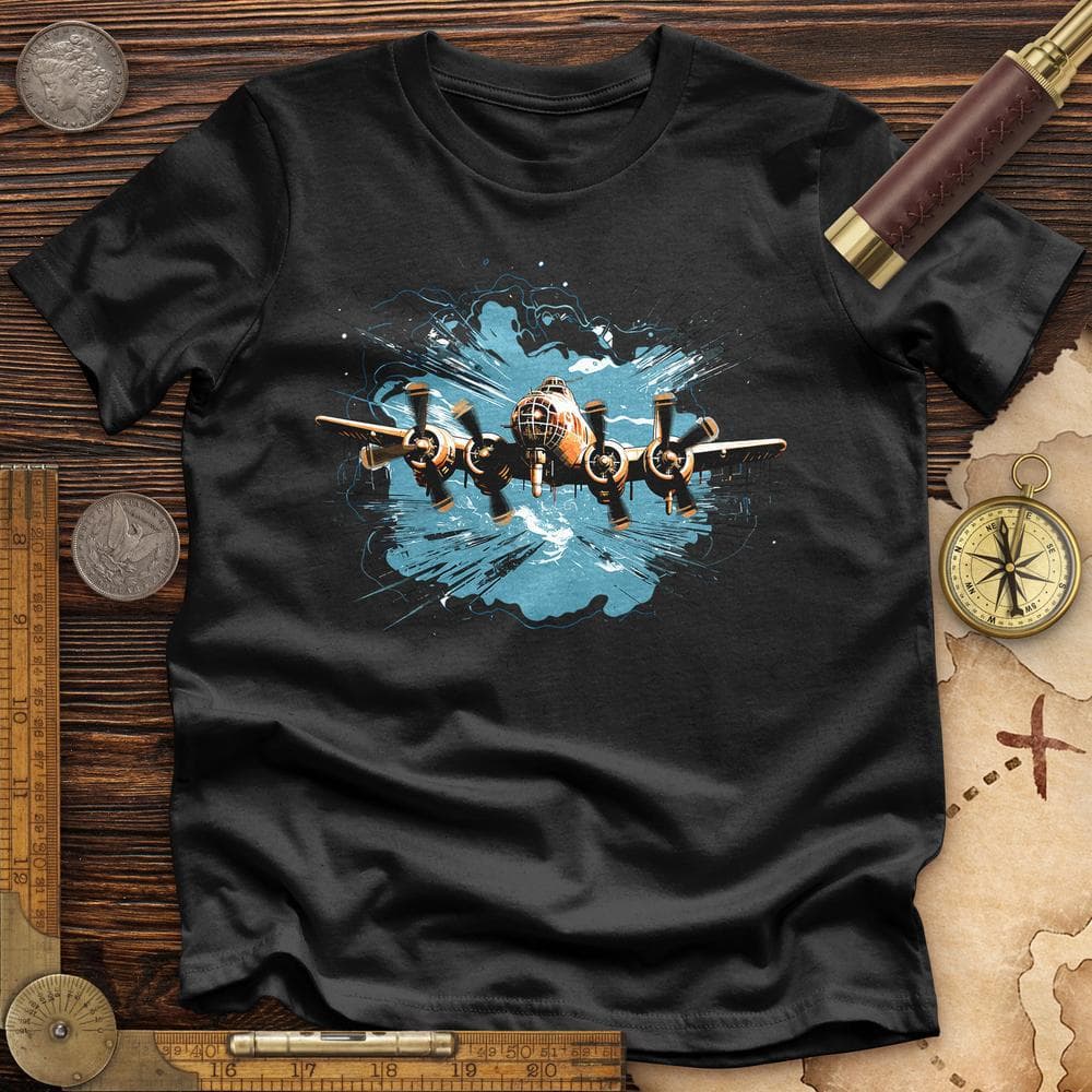 Airplane Flying Premium QualityTee