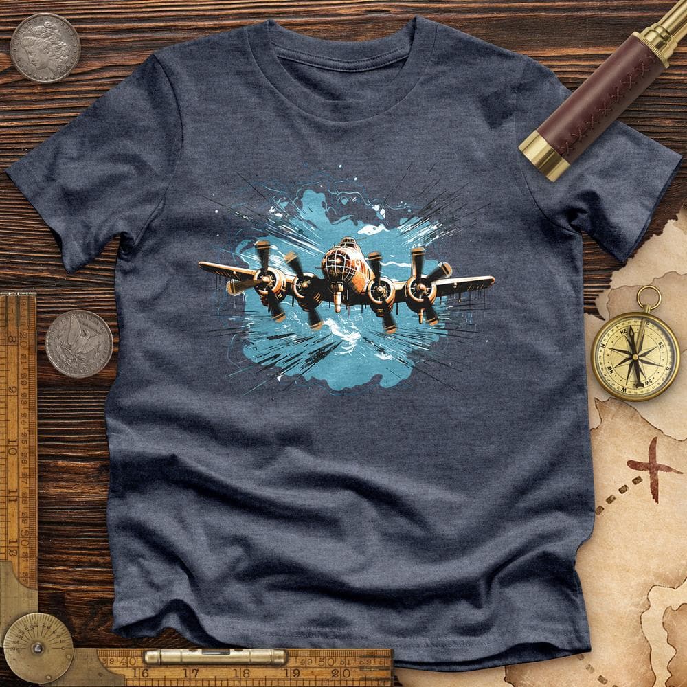 Airplane Flying Premium QualityTee