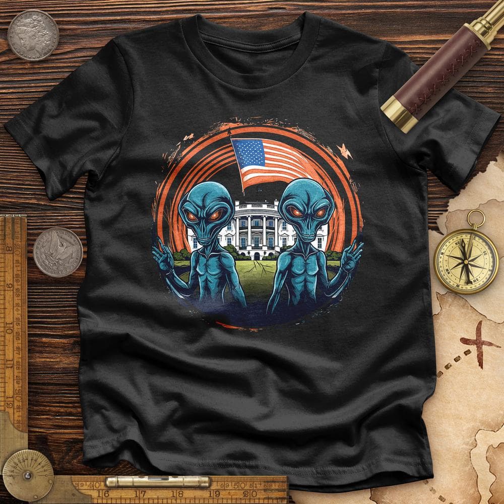 Aliens White House Premium Quality Tee