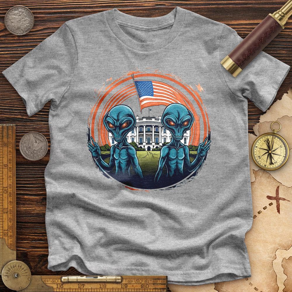 Aliens White House Premium Quality Tee