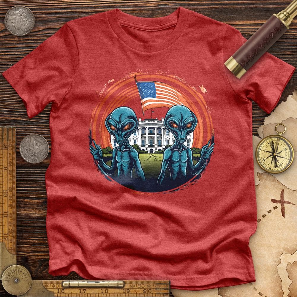 Aliens White House Premium Quality Tee