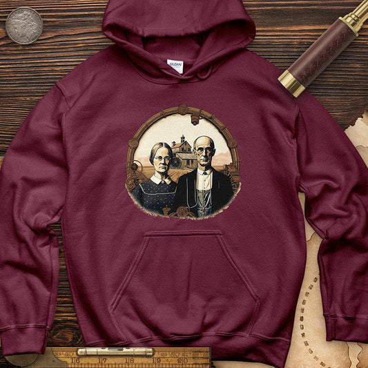 American Gothic Parody Fine Art Hoodie