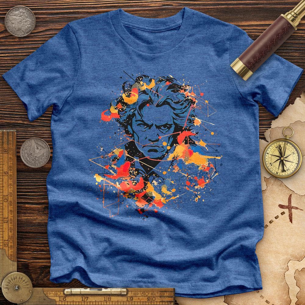 Beethoven's Music Blaze Premium QualityTee