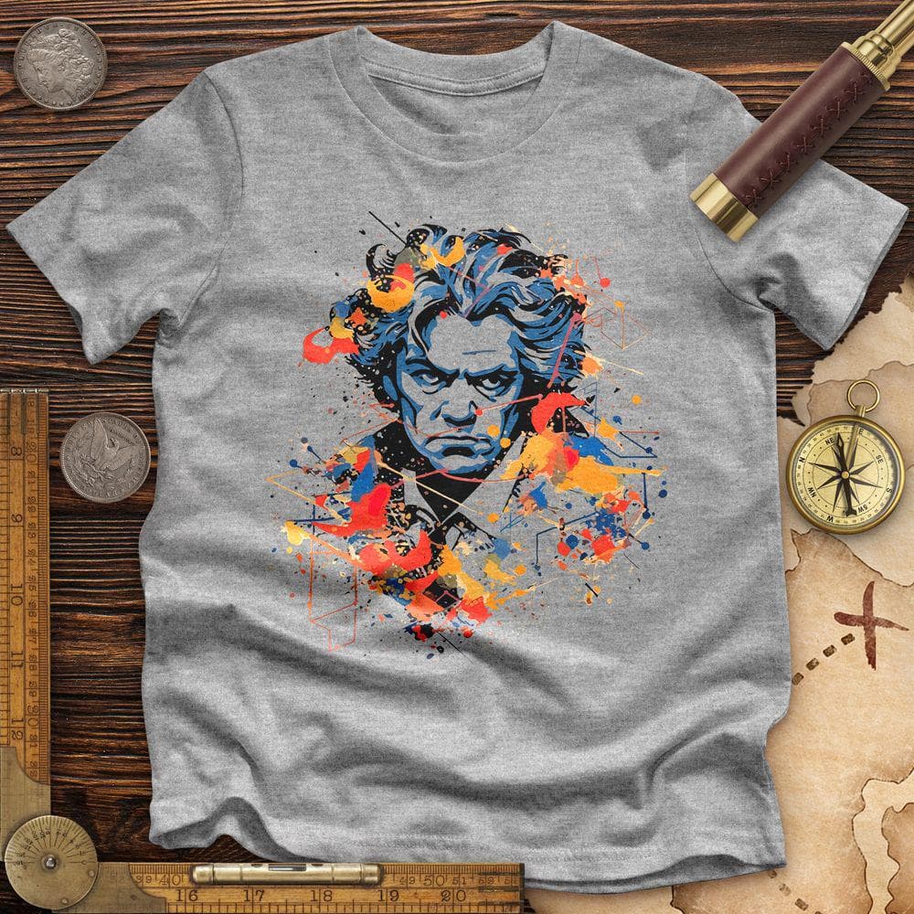 Beethoven's Music Blaze Premium QualityTee