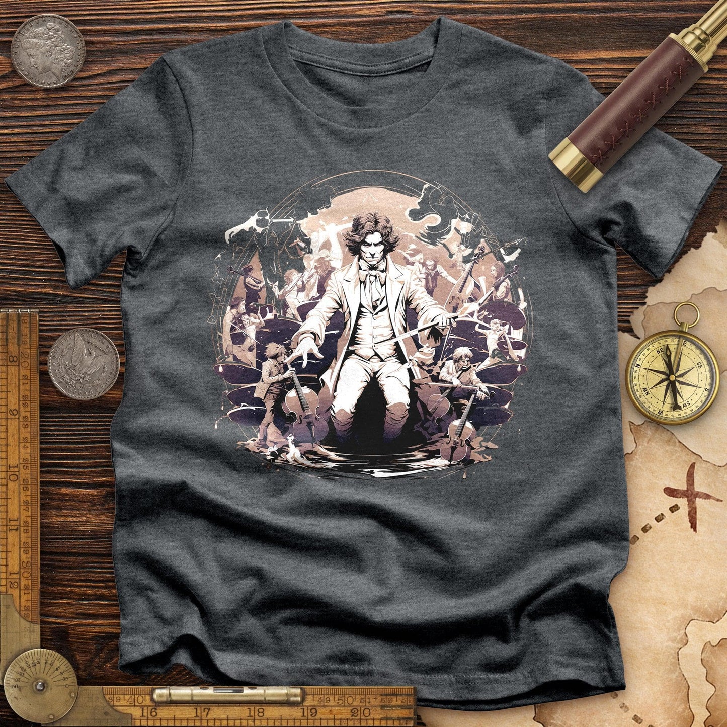 Beethoven Conducting Premium Quality Tee