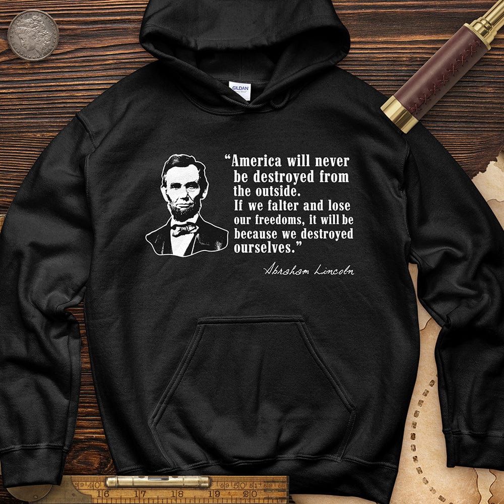 Destroyed Ourselves Lincoln Hoodie