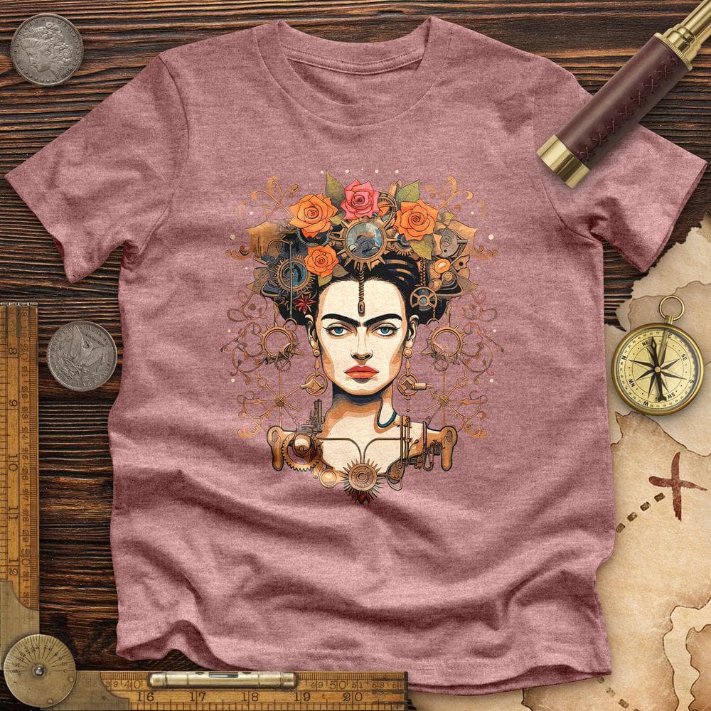 Frida Kahlo Steampunk Premium Quality Tee