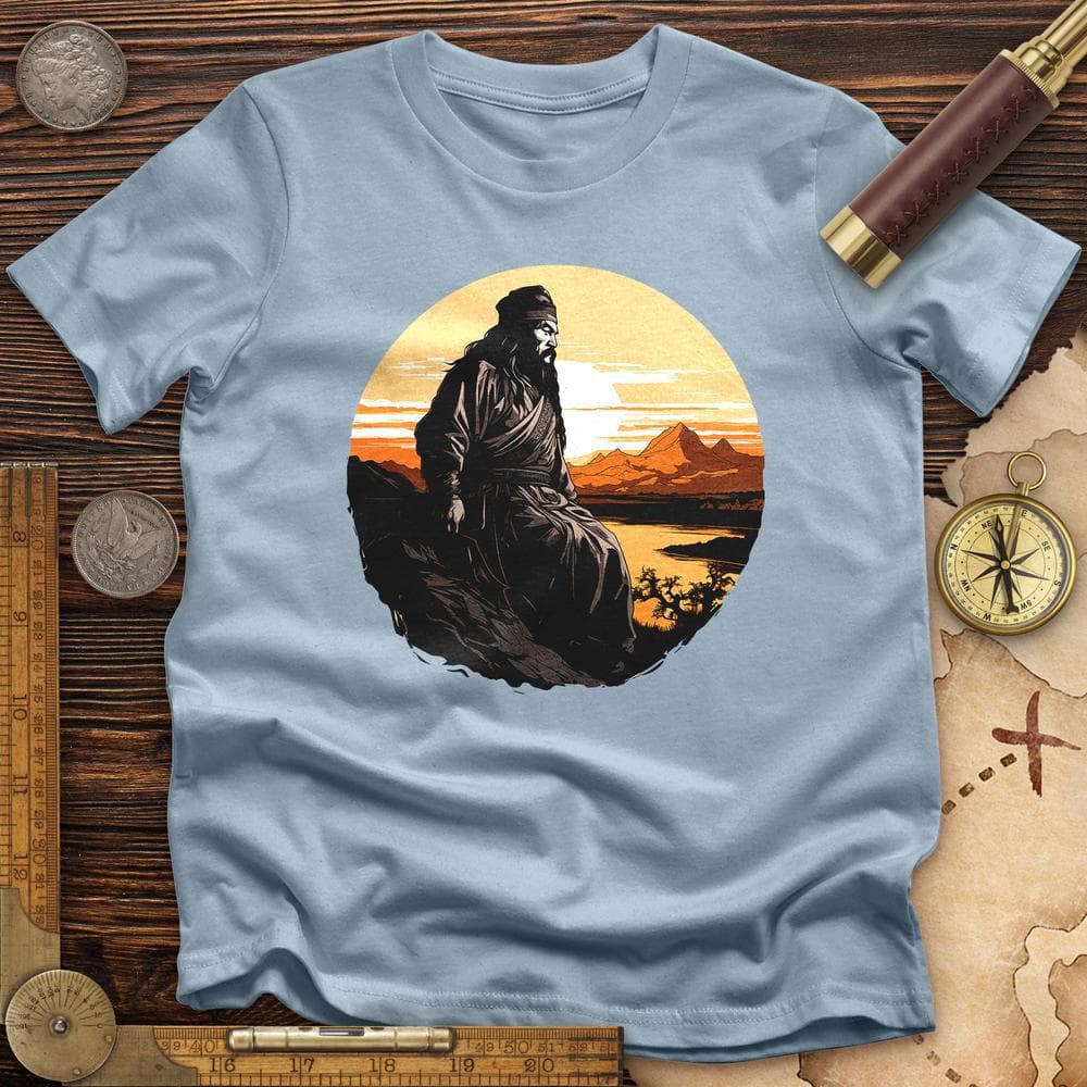 Genghis Khan Sunset Premium Quality Tee