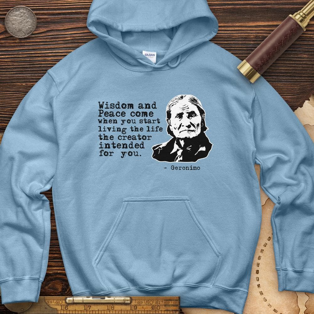 Geronimo Wisdom And Peace Hoodie