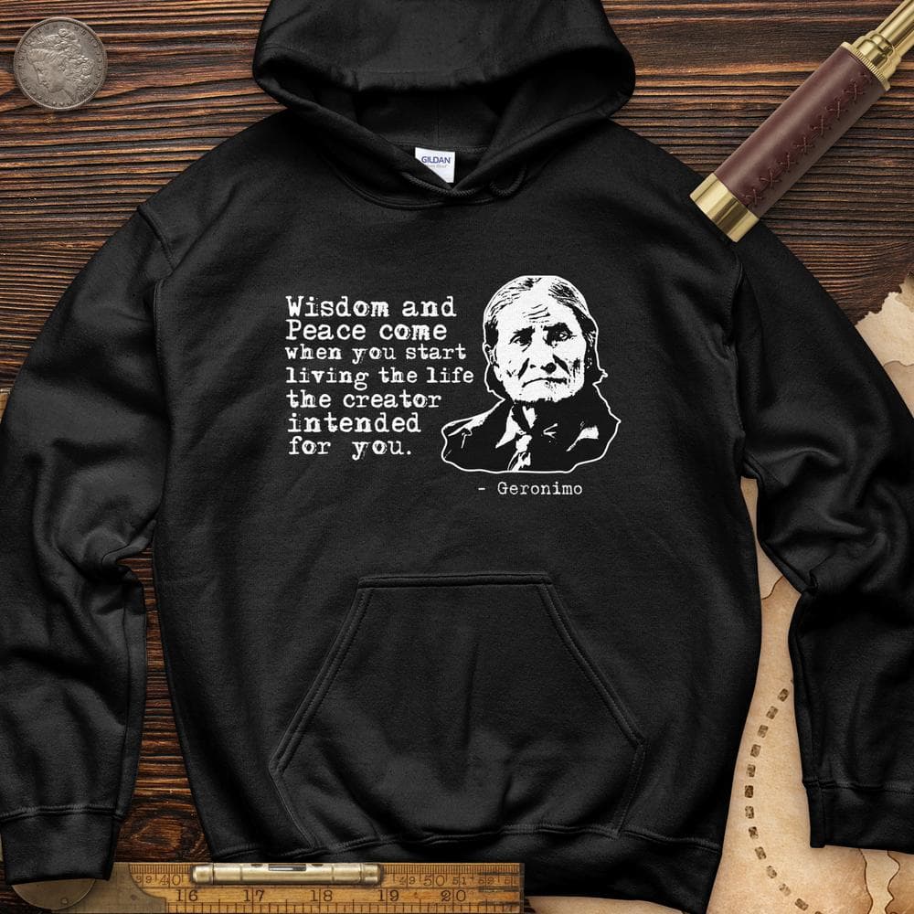 Geronimo Wisdom And Peace Hoodie