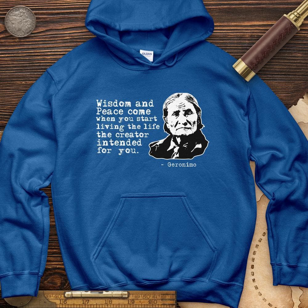 Geronimo Wisdom And Peace Hoodie