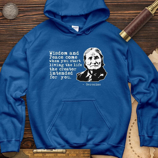 Geronimo Wisdom And Peace Hoodie