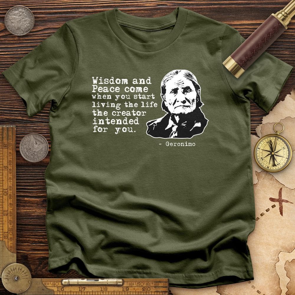 Geronimo Wisdom And Peace T-Shirt