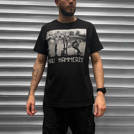 Hammerzeit Mens Funny WW2 T Shirt