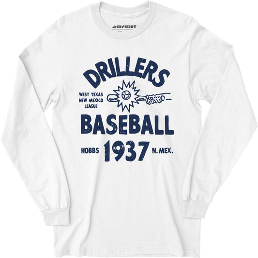 Hobbs Drillers - New Mexico - Vintage Defunct Baseball Teams - Long Sleeve T-Shirt