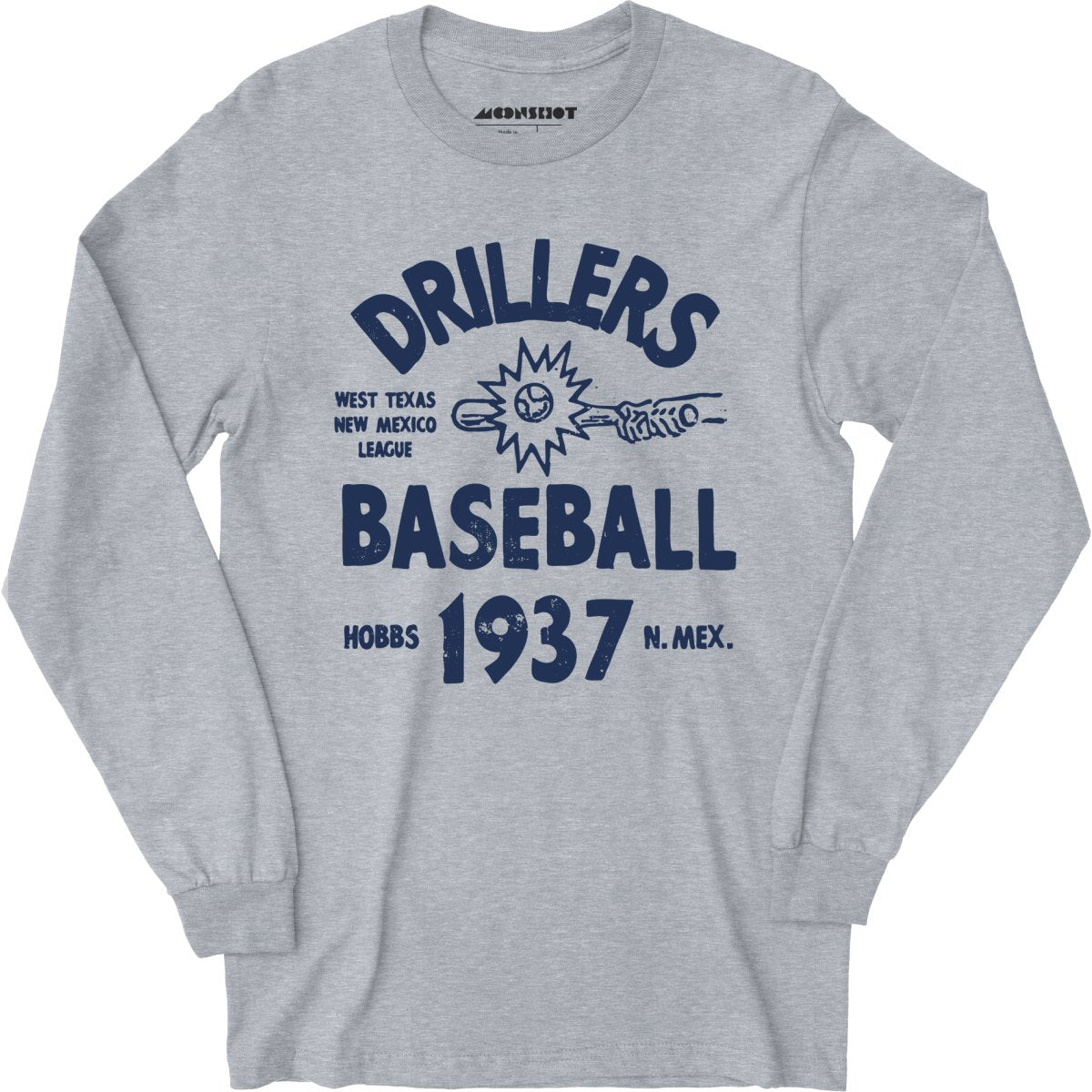 Hobbs Drillers - New Mexico - Vintage Defunct Baseball Teams - Long Sleeve T-Shirt