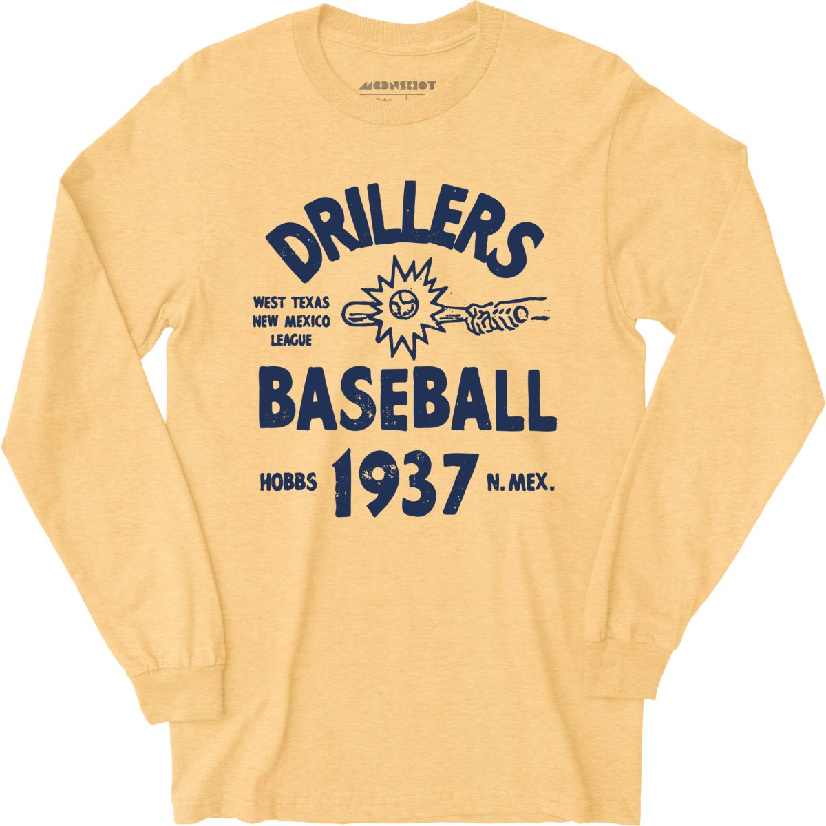 Hobbs Drillers - New Mexico - Vintage Defunct Baseball Teams - Long Sleeve T-Shirt