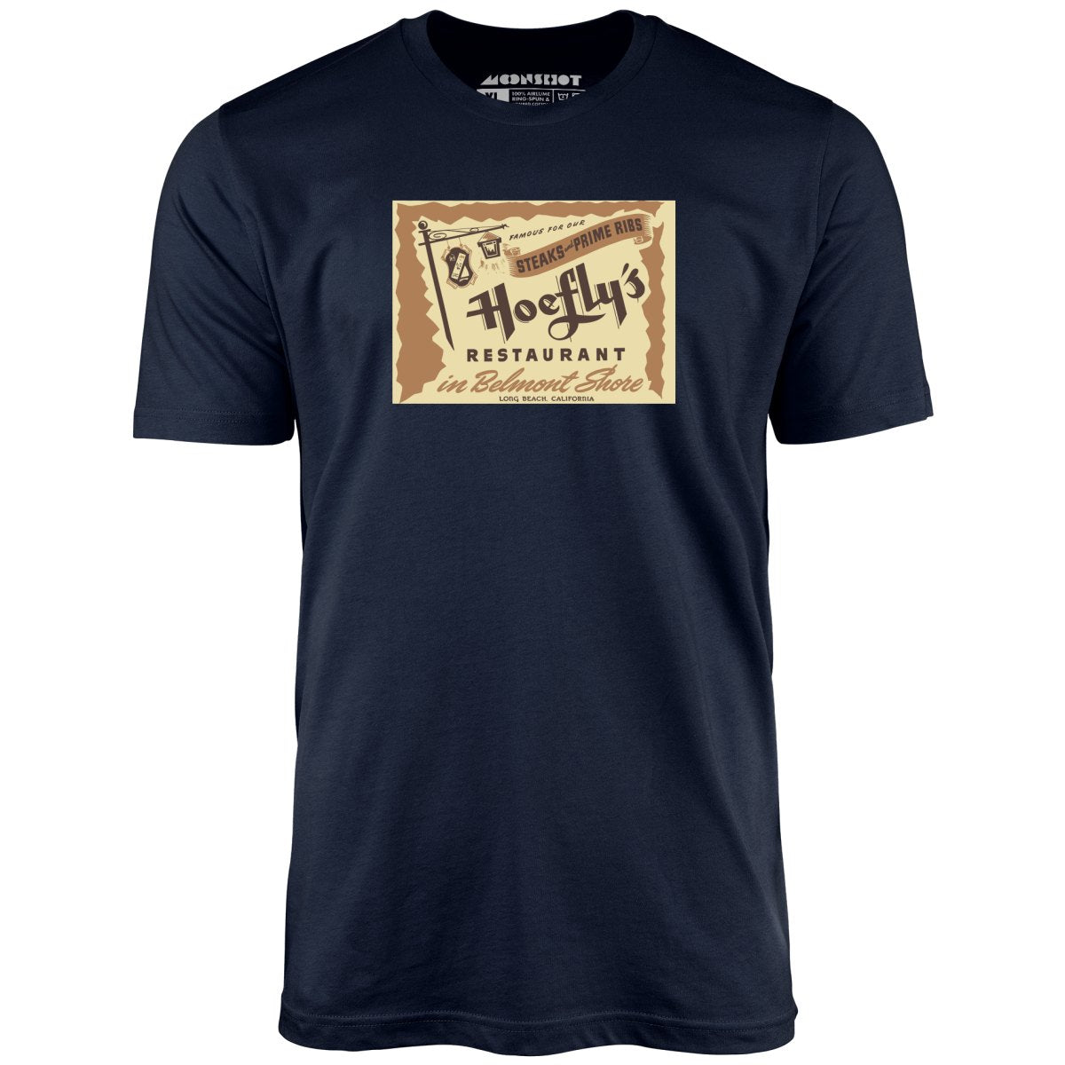 Hoefly's - Belmont Shore, CA - Vintage Restaurant - Unisex T-Shirt