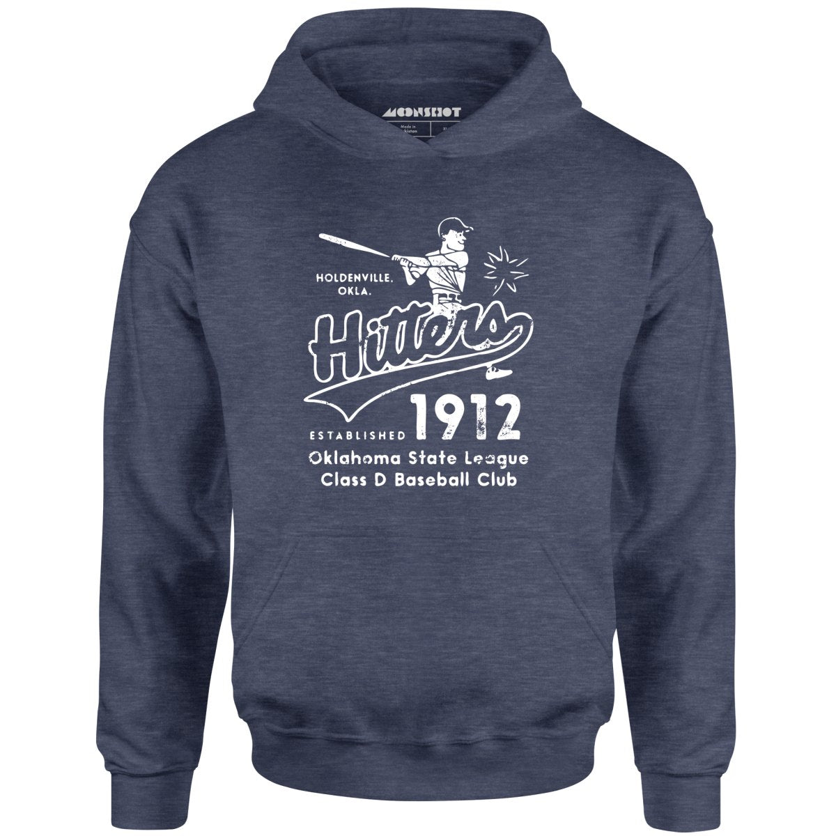 Holdenville Hitters - Oklahoma - Vintage Defunct Baseball Teams - Unisex Hoodie