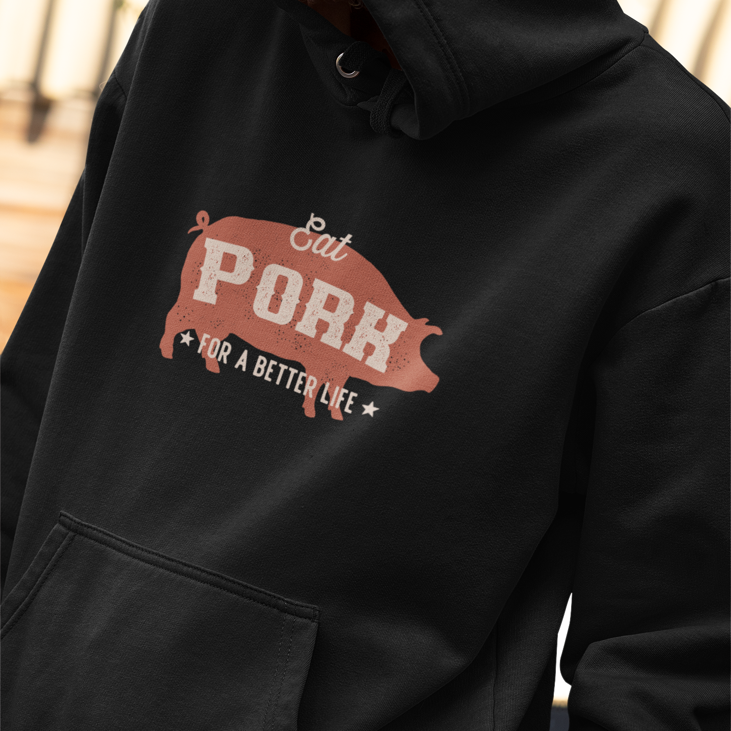 Eat Pork Unisex Hoodie