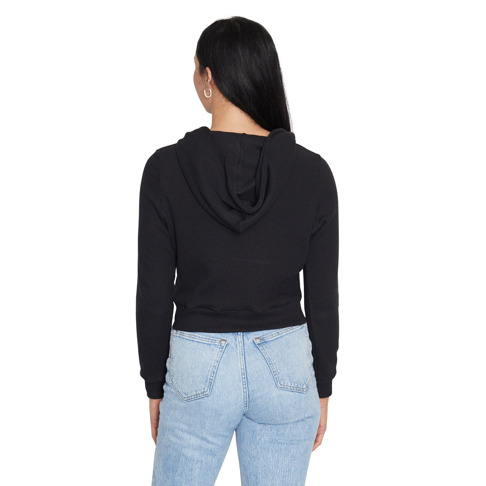 App State Waffle Knit Zip Up Womens Hoodie - clothing by TeeHivey.com (Image 5)