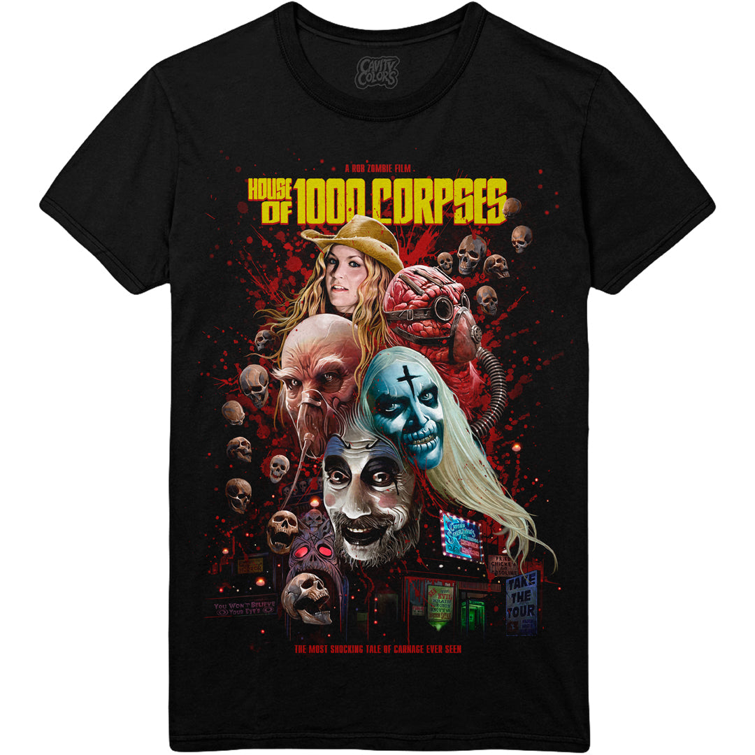 HOUSE OF 1000 CORPSES - T-SHIRT - clothing by TeeHivey.com (Image 1)