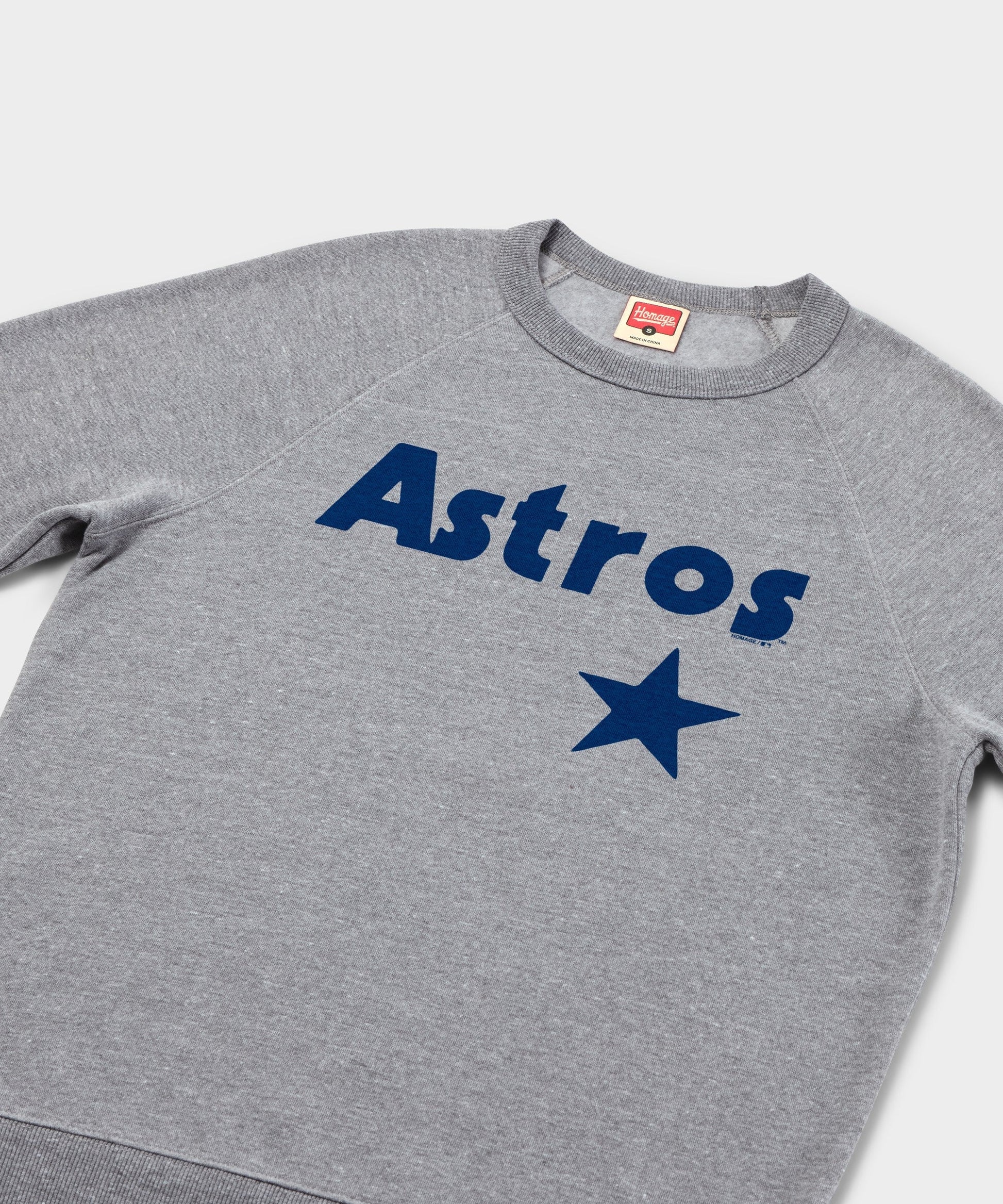 Houston Astros Jersey Logo '80 Crewneck