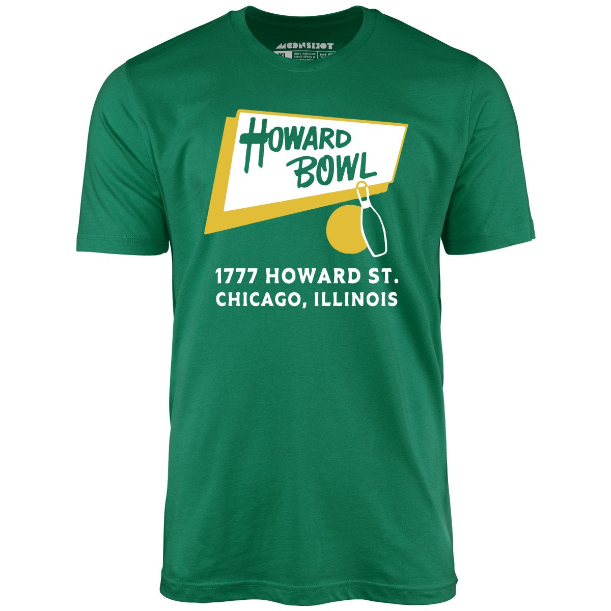 Howard Bowl - Chicago, IL - Vintage Bowling Alley - Unisex T-Shirt