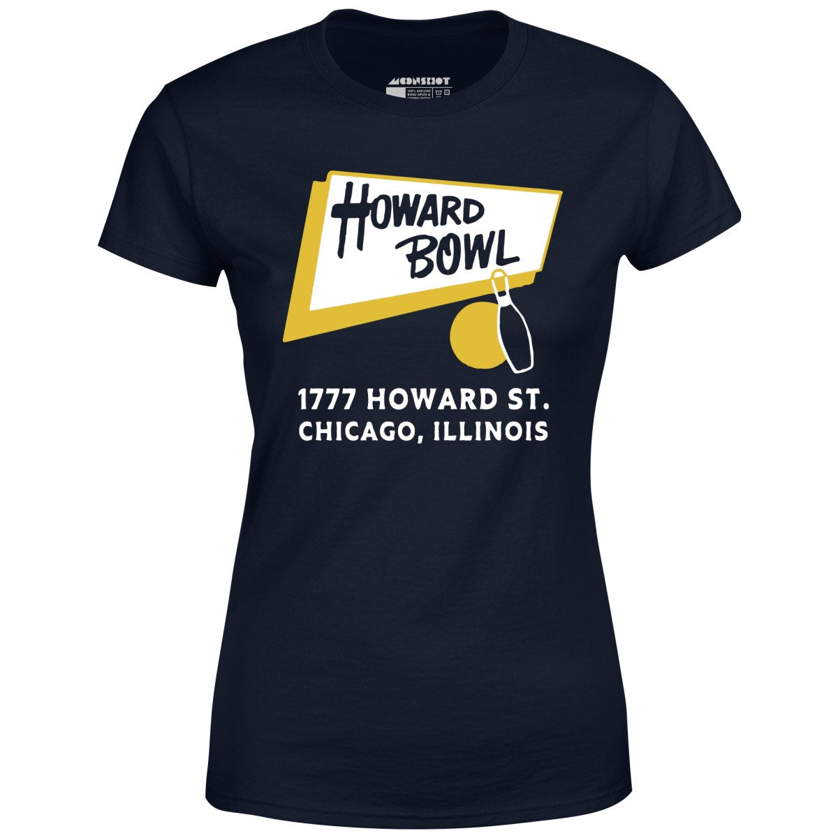 Howard Bowl - Chicago, IL - Vintage Bowling Alley - Women's T-Shirt