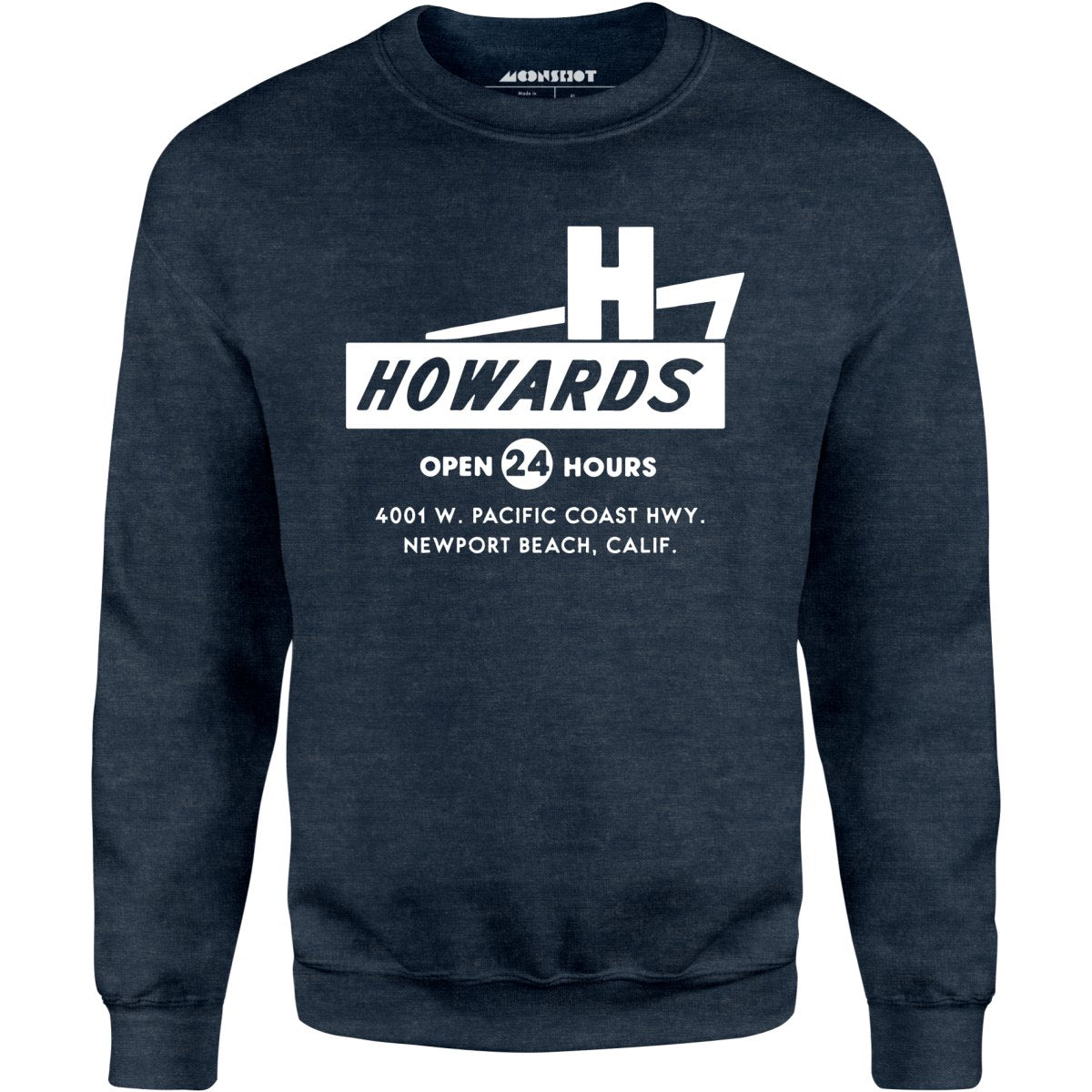 Howard's - Newport Beach, CA - Vintage Restaurant - Unisex Sweatshirt