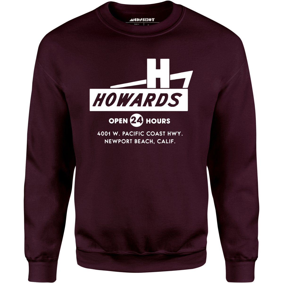 Howard's - Newport Beach, CA - Vintage Restaurant - Unisex Sweatshirt