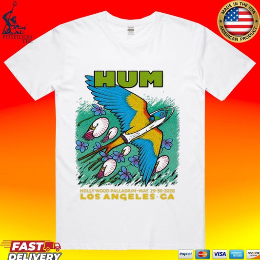 Hum in Los Angeles May 29, 30 2026 T-shirt