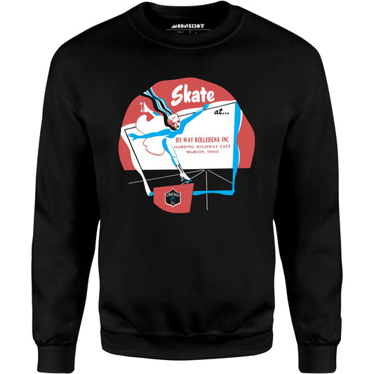 Hy-Way Rollerena - Marion, OH - Vintage Roller Rink - Unisex Sweatshirt