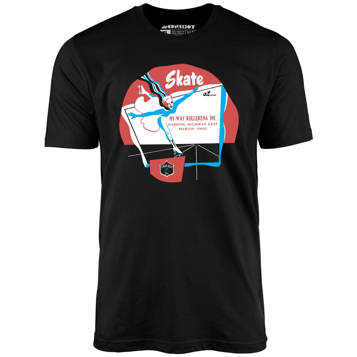 Hy-Way Rollerena - Marion, OH - Vintage Roller Rink - Unisex T-Shirt