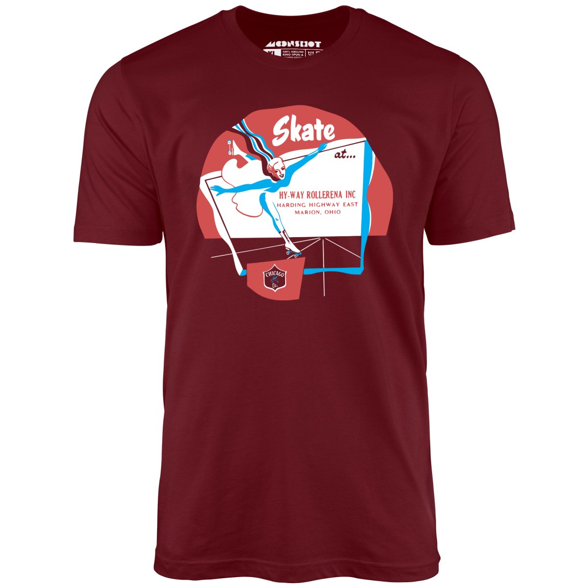 Hy-Way Rollerena - Marion, OH - Vintage Roller Rink - Unisex T-Shirt